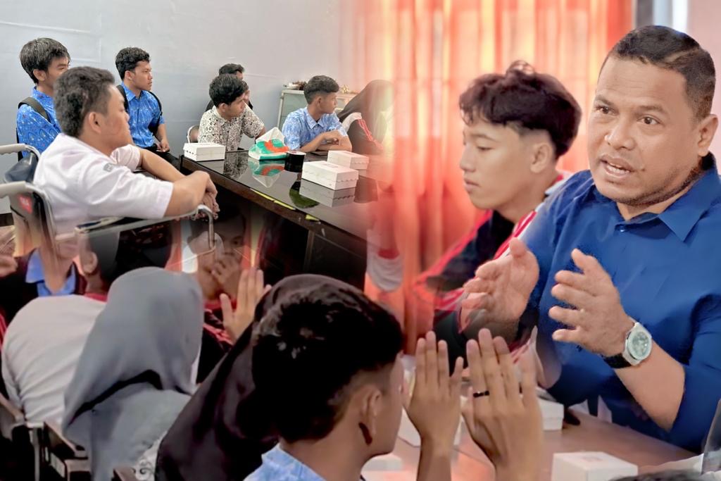 Masifkan Sosialisasi Pengawasan Partisipastif Berbasis Inklusi, Bawaslu Kota Mataram Libatkan Gen Z Penyandang Disabilitas SMKN 5 Mataram.