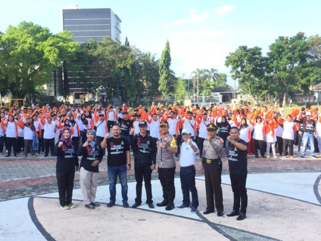Bawaslu Kota Mataram, Gelar Apel dan Patroli Pengawasan dan Anti Politik Uang