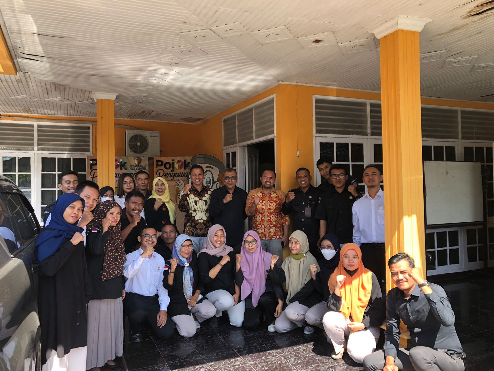 Supervisi ke Bawaslu Kota Mataram, Ketua Bawaslu Provinsi NTB, Ajak Diskusi Jajaran Pengawas.