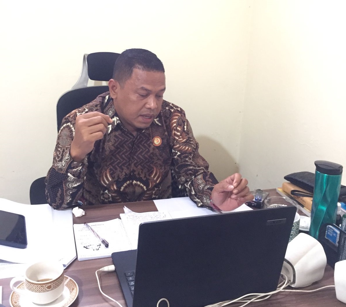 Anggota Bawaslu Kota Mataram Terlibat Aktif dalam Rapat Evaluasi DPT dan Pengawasan DPTB