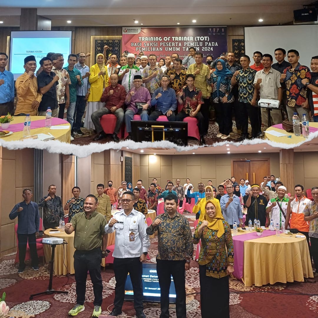 Bawaslu Kota Mataram Helat TOT Pelatihan Saksi Peserta Pemilu 2024.
