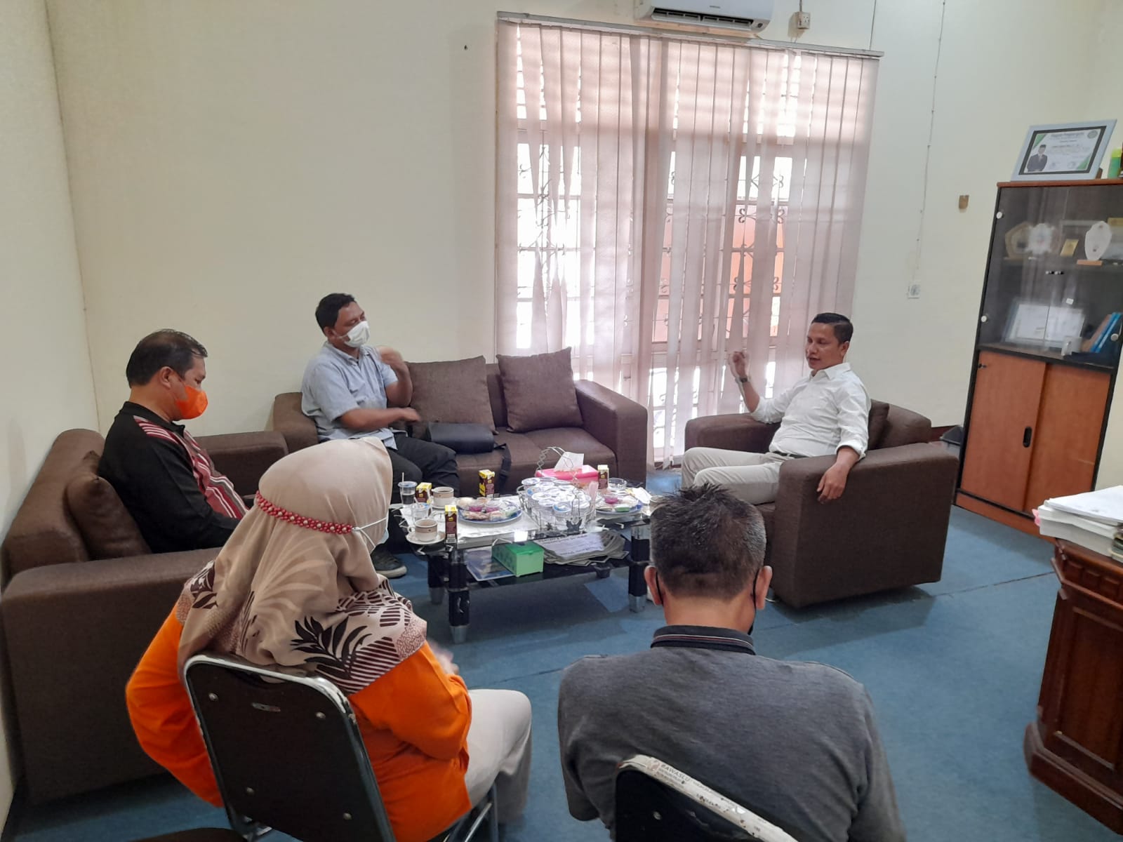 Evaluasi Pemilu Serentak, LIPI lakukan Penelitian Di Bawaslu Kota Mataram.