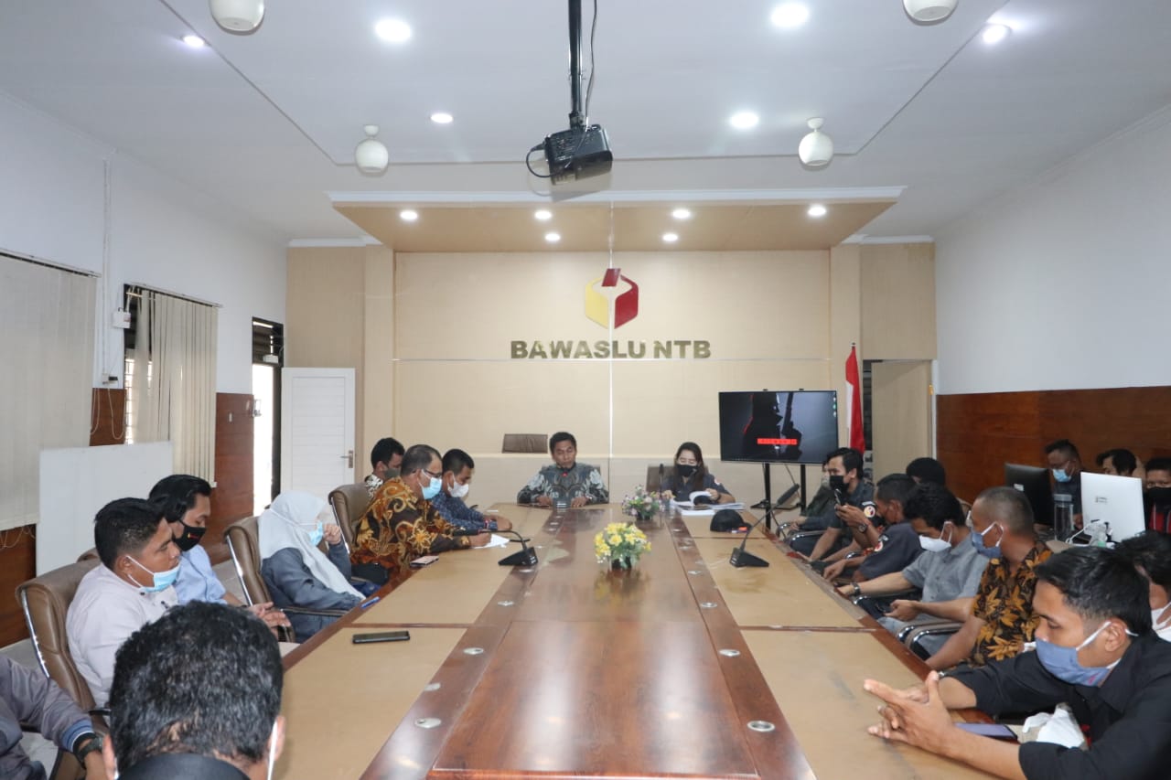 Hadiri Rapat Evaluasi HUMAS, Bawaslu Komat Buat Program Khusus Kehumasan di Tahun 2021