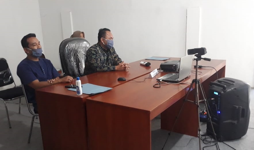 Dalami Rincian Kegiatan Pilkada, Bawaslu Kota Mataram Hadiri Meeting Online Bawaslu Provinsi NTB.