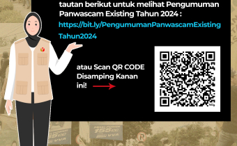 Pengumuman Administrasi Panwaslu Kecamatan Existing Tahun 2024.