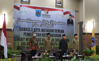 Bawaslu Komat & Pemkot Mataram Teken MoU Netralitas ASN, Wali Kota Mataram ; ASN Jangan Main-Main