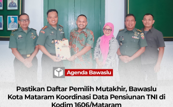 Sinergi Bawaslu dan TNI : Koordinasi untuk Sukses Pilkada 2024.