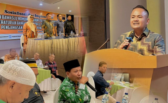Bawaslu Kota Mataram Laksanakan Sosialisasi dan Implementasi Perbawaslu Nomor 11 Tahun 2023.