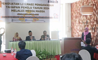Perkuat Literasi Pengawasan, Bawaslu Komat Ajak Media Massa Berpartisipasi Pada Pemilu Serentak Tahun 2024.