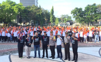 Bawaslu Kota Mataram, Gelar Apel dan Patroli Pengawasan dan Anti Politik Uang