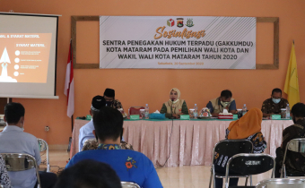 Sentra Gakkumdu Kota Mataram, Laksanakan Sosialisasi Di Kecamatan Se-Kota Mataram