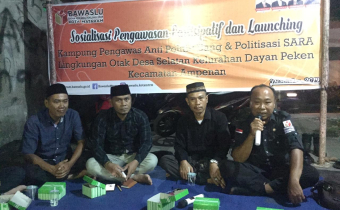 Lingkungan Otak Desa Selatan jadi Kampung Pengawasan, Camat Himbau Warga Terlibat Aktif