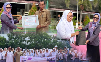 Apel Pagi di SMKN 4 Mataram, Bawaslu Kota Mataram Dengungkan Tolak Politik Uang & Politisasi SARA.