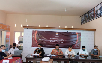 Rakor DPB Bersama KPU, Bawaslu Komat Sampaikan DPB itu Soal Hulu.