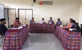 Hadiri Evaluasi Verfak oleh KPU, Bawaslu Kota Mataram : Pengawasan Sudah Sesuai Prosedur