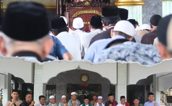 Bawaslu Kota Mataram Gandeng Khotib Masjid Qobatul Islam Seganteng, Kampanyekan Pemilu Bersih, Tolak Suap dan Politik Uang.