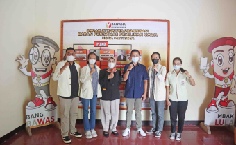 Terima Audiensi KMHDI PC Mataram, Bawaslu Komat Tekankan Pentingnya Pengawas Partisipatif Dari Mahasiswa.